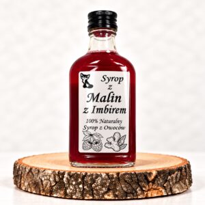 Syrop z malin z imbirem 200 ml