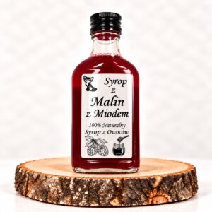 Syrop z malin z miodem 200 ml